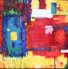 Abstract IX, 40 x 40, acrylic on canvas